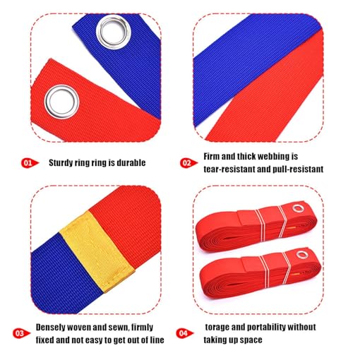 Boundary Marking Set – Professional Volleyball Court Line System | Recreational Athletic Gear for Lakefront, Playground, Park, School Gym, Family Gathering, Travel Holiday Resort, Durable Flexible