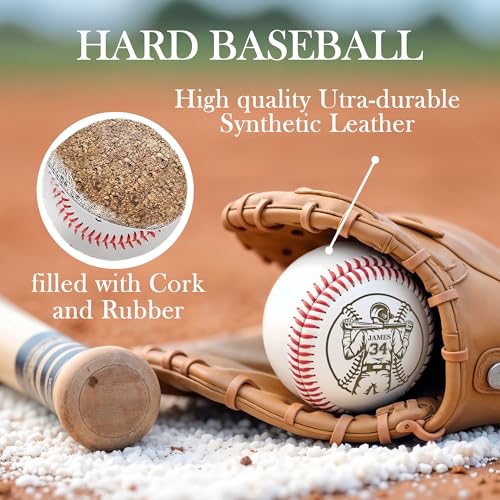 Personalized Baseball Ball with Custom Name, Engraved Ball, Personalized Baseball Gifts for Team, Coach, Player, Senior, Custom Award Trophy, Engraved Gift Thank You Coach - style: Custom Name