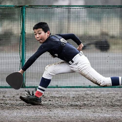 1/2Pcs Pan-Cake Catchers Mitt, Baseball Infield Training Gloves Soft Hands Foam Field Trainer Baseball Fielding Catcher Gloves Pan-Cake Glove Infield Practice Equipment Black 1pc