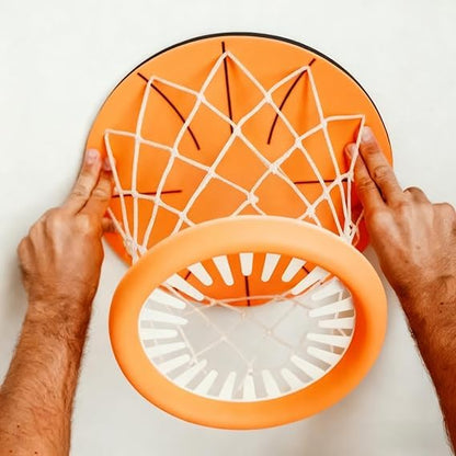 Ceiling Basketball Hoop，Hanging Indoor Basketball Hoop with Ball