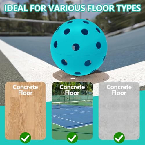 6 Pack Sports Outdoor Pickleballs - 40 Pickleball Balls - USA Pickleball Balls (USAPA) Approved - Official US Open Ball - color: Sky Blue, style: 36 - Pack