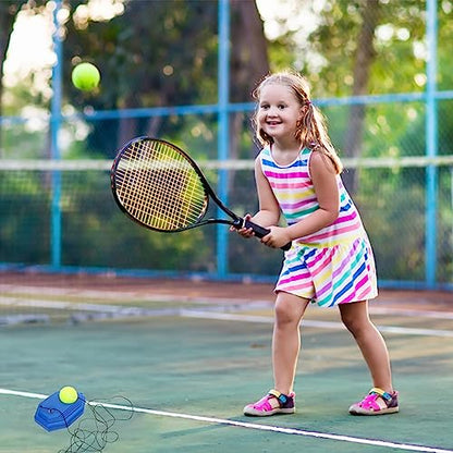 Toddmomy Tennis Practice Device 1 Set Tennis Trainer Rebound Ball with String Ball Solo Tennis Training for Self-Pracitce Tennis Training Equipment Tool Tennis Rebounder
