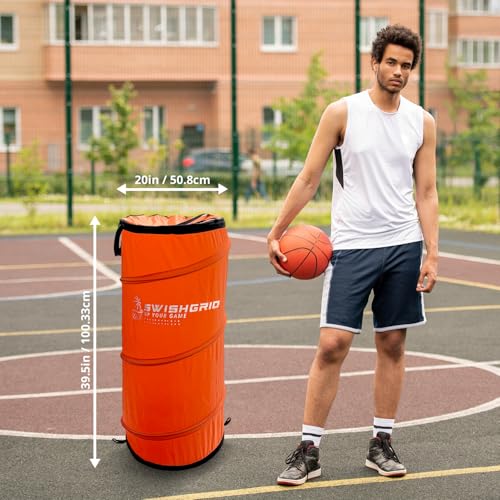 Portable Pop-Up Defender Dummy Trainer - Basketball Dribble Training - Football Tackling, Soccer Dribbling Dummies - Equipment to Improve Skills w/Built-in Storage - size: 3 - Pack
