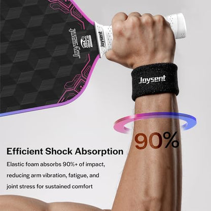 3D-T700-18K Carbon Fiber Pickleball Paddle with 14mm Foam Core, USAPA Approved Premium Pickle Ball Racket Set with Enhanced Spin, Balance Control & Power, Gearfoam Max