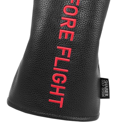 Golf Head Cover with RBF Design for Golf Club - size: for Driver, style: Black