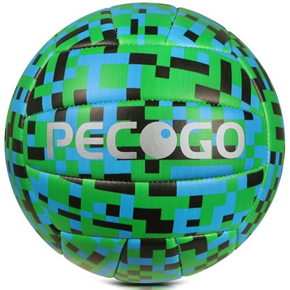 Volleyball Size 5 - Soft PU Leather Indoor/Outdoor Ball for Training & Games, Mosaic Design, Ideal for Beginners, Teens & Adults