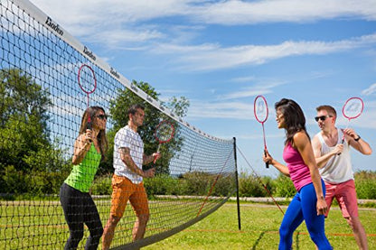 BadenBaden Champions Volleyball Badminton Combo Set - color: Black/Red