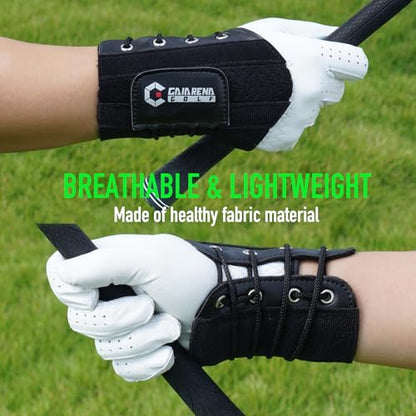 GAIARENA Golf Training Aid Wrist Hinge Trainer Brace, Effective Golf Swing Training Aids, Correct Wrist Angle Swing Posture & Develop Muscle Memory for Beginner【Patent Pending】