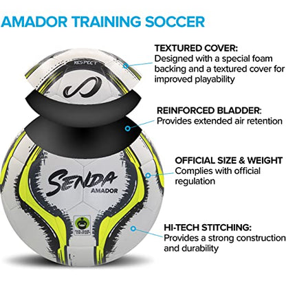 Senda Amador Training Soccer Ball, Fair Trade Certified - color: Purple, size: Size 5 (Ages 13 & Up)