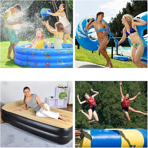 Electric Air Pump for Inflatables Air Mattress Pumps Air Bed Pool Air Pump for Inflatables AC/DC Air Inflator Deflator Float Pumps