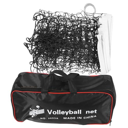 Portable Volleyball Net for Backyard Outdoor Sports with Folding Design and Carry Bag Easy Setup Badminton and Beach Volleyball Net for Driveway and Park Recreation