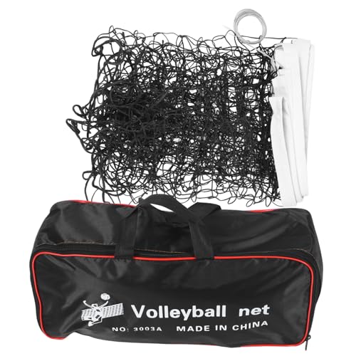 Portable Volleyball Net for Backyard Outdoor Sports with Folding Design and Carry Bag Easy Setup Badminton and Beach Volleyball Net for Driveway and Park Recreation