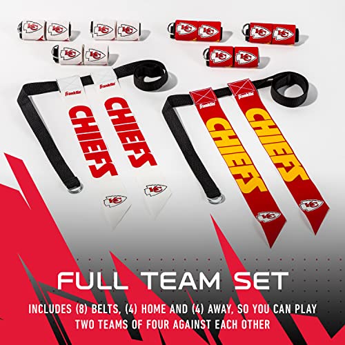 Franklin Sports NFL Team Flag Football Sets - Belts + Flags - Kids + Adults - Fits Up to 36" Waist - NFL Licensed