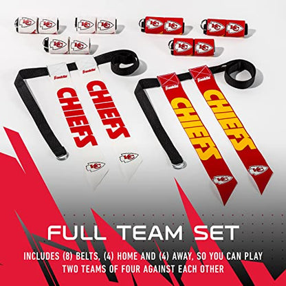 Franklin Sports NFL Team Flag Football Sets - Belts + Flags - Kids + Adults - Fits Up to 36" Waist - NFL Licensed