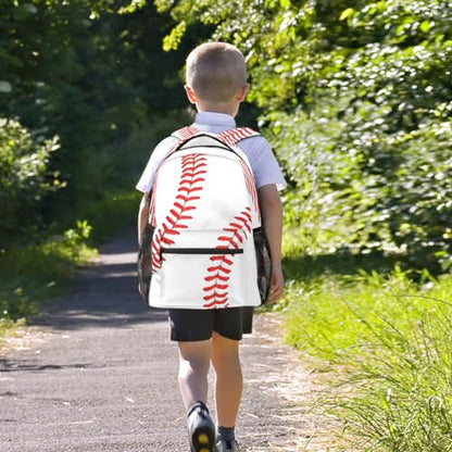 Sports Backpack for Boys, 18 Inch Basketball Print Travel Backpack