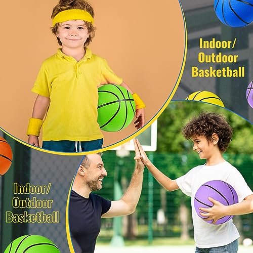 Jerify 12 Pack Official Size Rubber Basketballs for Kids Child Junior Youth Indoor Outdoor Sports Basket Balls with Pump Back to School Student Gifts Operation Christmas Bulk Items - size: Size 5, 27.5"