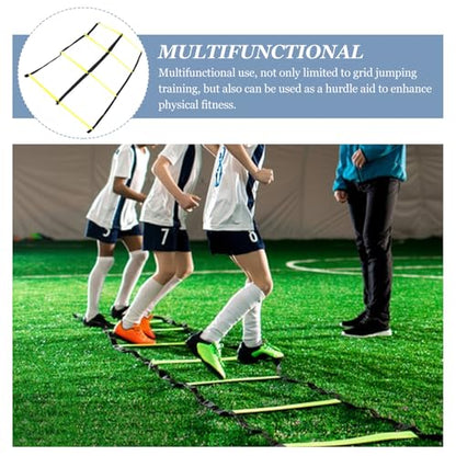 MAGICLULU Agility Training Ladder Foldable Soccer Speed Ladder for Football Footwork Drills Quickness and Coordination Training Equipment