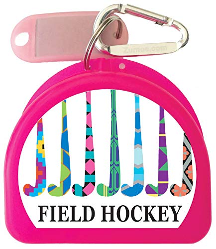 Field Hockey Mouthguard Retainer Case - Winning Team - Pink - color: Pink