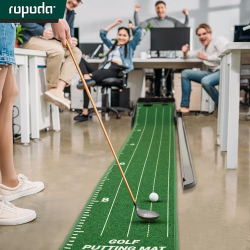 ropoda 9ft Golf Putting Green, Classic or with a Putting Mirror - color: green