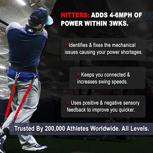VPX Baseball Harness. Adds 4-6MPH Velocity & Power. Improves Hitting and Pitching Mechanics. Use in any Drill. Pro to Youth - size: Waist MED (22" - 34"), style: Height Med (5'2" - 6'0")