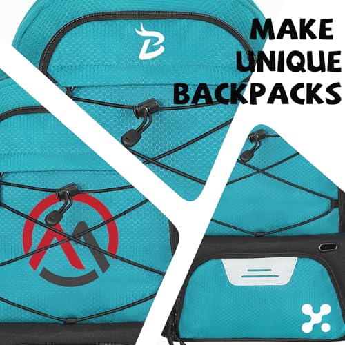 Goloni Basketball Backpack Bag,35L Basketball Bag with with Separate Ball & Shoe Compartments,Large Sports Bag for Basketball - color: Lake Blue