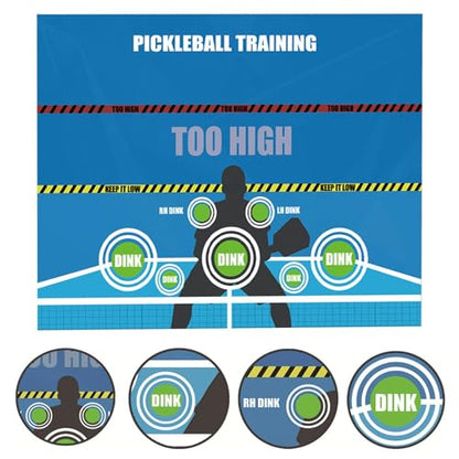 Pickleball Dink Pad Pickleball Training Equipment Pickleball Practice Mat Pickleball Hitting Pad Aid Paper Glue Suitable for