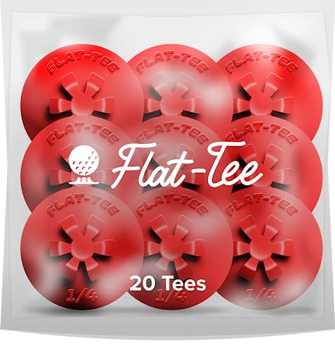 Golf Tee (Driving Ranges, Indoor/Virtual Golf Simulators, Tundra/Winter Golf, Consistent Height, USGA Conforming, Par 3 Tee, Virtually Unbreakable, Multicolor)