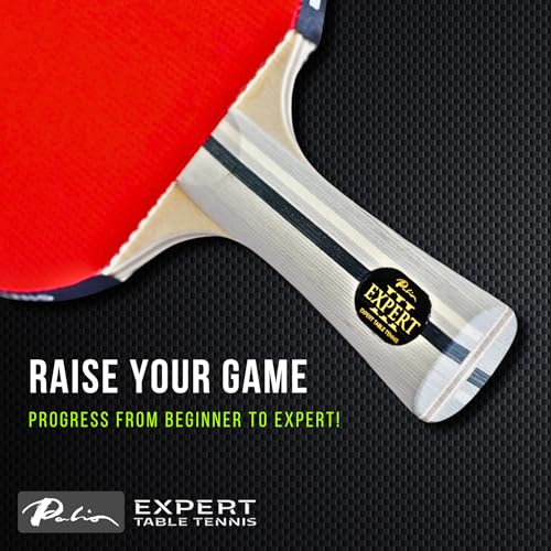 Palio Expert 3.0 Table Tennis Racket & Case | ITTF Approved High-Performance Ping Pong Rackets for Beginners | Maximum Spin & Control