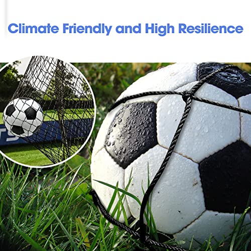 Amazgolf 20ft, 30ft, 40ft Soccer Goal Net - Football Backstop, High Impact Sports Practice Barrier, Nylon Ball Hitting Netting for Soccer and Hockey - size: 10 X 30ft