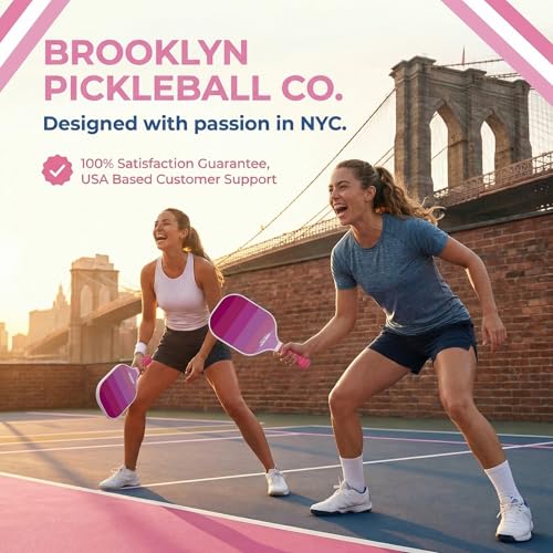 – Carbon Fiber Pickleball Paddles – USAPA Approved, Honeycomb Core, Cushioned Grip, Lightweight Design – Single Paddles & Paddle Sets - color: Neon Pink - Paddle Set