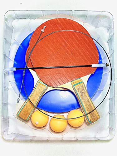 C&H Solutions Table Tennis Trainer with Elastic Soft Shaft, Soft Axis Table Tennis. Leisure Decompression Sports, Ping Pong Ball Practice Set Tools