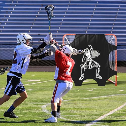 Kapler Lacrosse Goal Shooting Targets - 6x6ft Corner Target for Shooting Practice - Lacrosse Gifts for Boys and Girls - Fits Official Size Goals