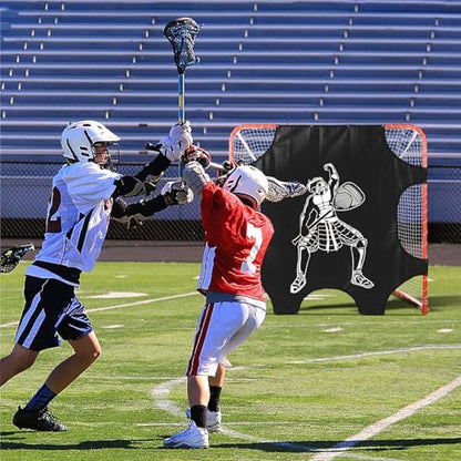 Kapler Lacrosse Goal Shooting Targets - 6x6ft Corner Target for Shooting Practice - Lacrosse Gifts for Boys and Girls - Fits Official Size Goals
