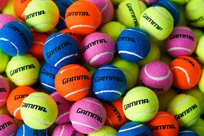 Gamma Sports Pressureless Tennis Balls Box - Ideal for Practice, Teaching, and Training with High-Visbility Felt - Indoor and Outdoor Court Play - 48 and 75 Pack Sizes