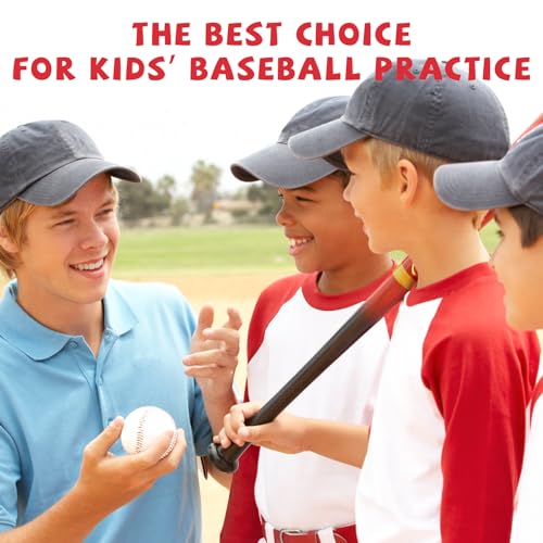 Baseballs 12/24 Pack with Bucket, Standard Size Adult Training Baseballs