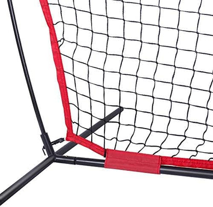 7x7ft Baseball Softball Practice Net, Portable Baseball Training Net w/Carrying Bag, Strike Zone Target for Batting Catching Pitching Hitting, for All Skill Levels - style: Baseball Net
