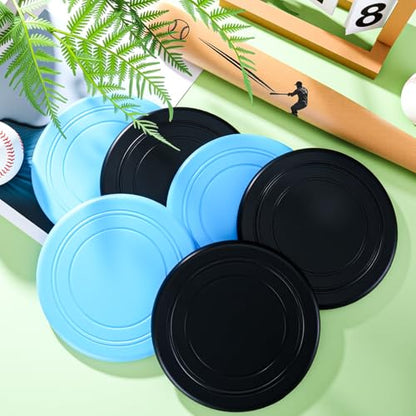 Seenelling 7 Pcs Swing Disk Baseball Swing Trainer 7 Inch Softball Training Equipment Small Baseball Hitting Training Disk for Improving Analyze Batting Mechanics