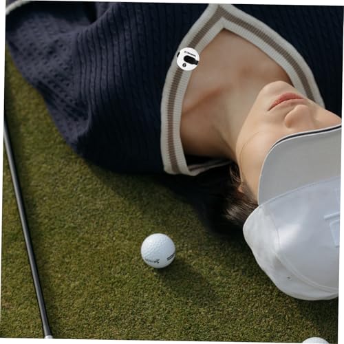 Golf Score Counter with Hat Clip, Portable Mini Stroke Tally Counter, White Golf Scoring Device for Outdoor Use and Golfers