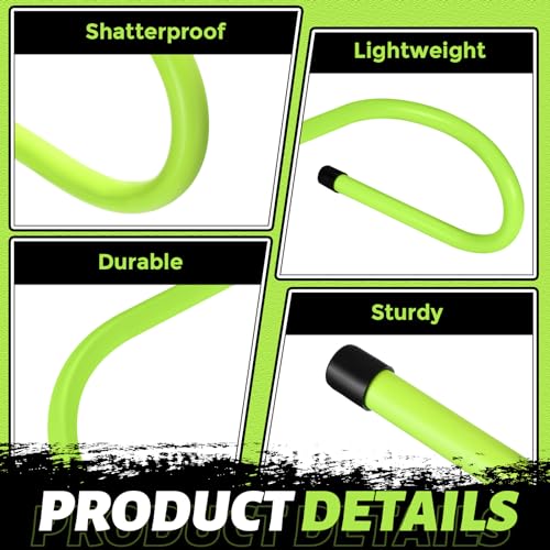Wettarn 18 Pcs 6" Speed Training Hurdles Durable Agility Training Hurdle Agility Plyometric and All Purpose Equipment for Athletes, Soccer, Basketball - color: Green