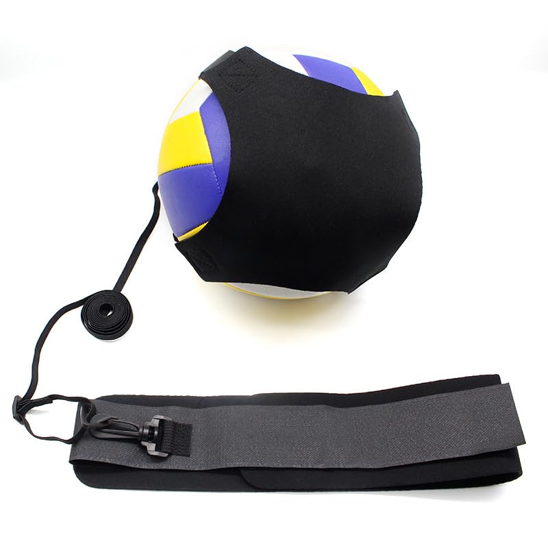 Volleyball Solo Practice Trainer,Volleyball Training Equipment Aid- Practice Your Serving,Setting & Spiking Drills, Ideal Volleyball Sports Gifts for Teens