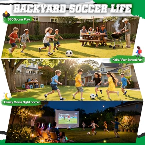 Happy Jump 7x5 FT & 5x3.6 FT Portable Soccer Goal for Youth Players Ages 6–14, Large-Frame Design Built for Long-Term Development, Easy Setup for Backyard, Park or School Training - style: 7x5 FT, 2 Set