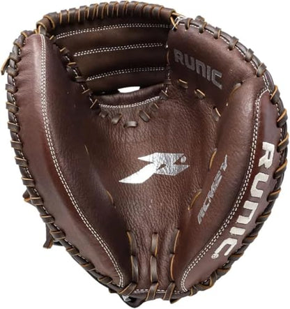 Runic Youth Baseball Catcher's Glove 31.5 Inches RHT Brown