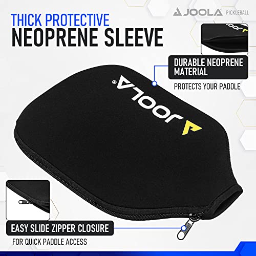 JOOLA Pickleball Paddle Cover - Neoprene Sleeve for JOOLA Paddles - Pickleball Accessory and Gift - Padded Foam Storage Case Protects Pickle Ball Rackets - color: Elongated