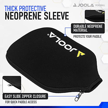 JOOLA Pickleball Paddle Cover - Neoprene Sleeve for JOOLA Paddles - Pickleball Accessory and Gift - Padded Foam Storage Case Protects Pickle Ball Rackets - color: Elongated