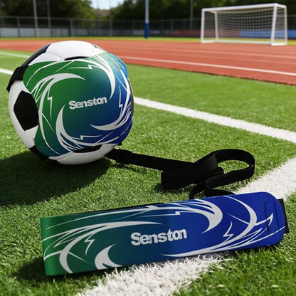 Senston Soccer/Volleyball Training Belt-Fits Ball Size 3, 4, and 5-Universal Training Belt for Youth & Adult Athletes, Flexible Length Design (Durable Nylon Material) - color: Green
