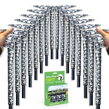 Alien Pros Golf Grip Wrapping Tapes - Innovative Golf Club Grip Solution - Enjoy a Fresh New Grip Feel in Less Than 1 Minute - style: 16-Pack Skull