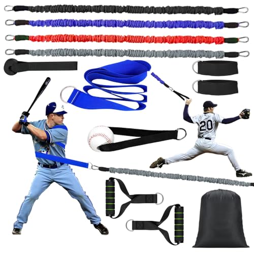 Davllin Core & Hip Belt Resistance Band for Baseball & Softball Training - style: 12-in-1 Update