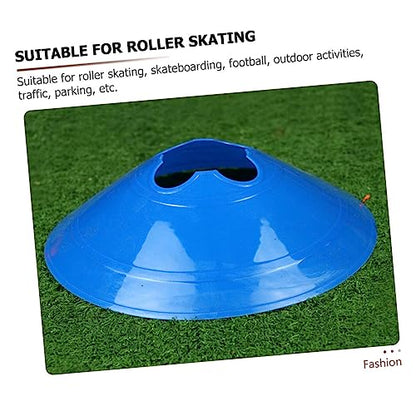 VANZACK 10pcs Football Training Markers Durable Pe Training Signs for Soccer Basketball and Sports Drills Versatile Marking Discs for Outdoor Activities
