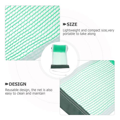 POPETPOP Indoor Table Tennis Net Lightweight and Pe Mesh Net for Easy Setup and Portability for Home Backyard Outdoor Use Replacement for Standard Table Tennis Games