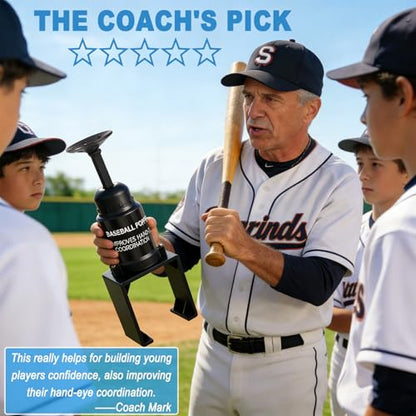 Softball Training Pop | Baseball Pop for Hitting Without a Pitcher(Compatible with Practice Wiffle Balls, 4 Softballs Included) - color: 4 YELLOW Balls
